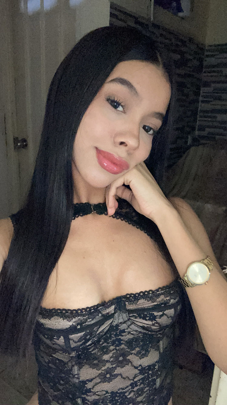 Woman looking into the camera